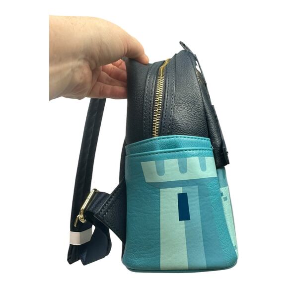 Loungefly Disney Parks Rare Cinderella Castle Mini Backpack - Picture 5 of 9